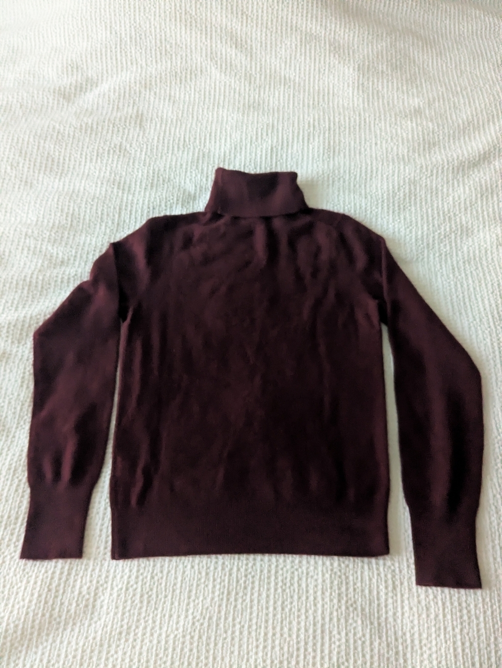 Uniqlo Burgundy Turtleneck Sweater